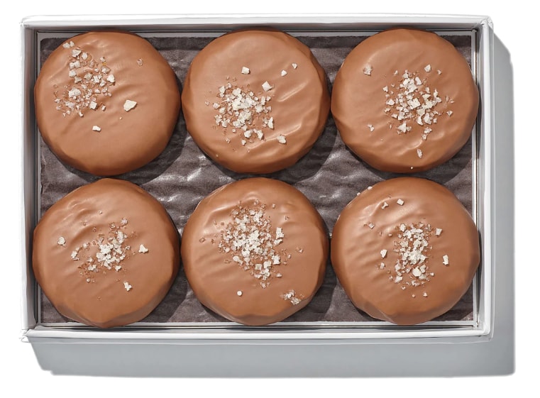 Milk Chocolate Pecan Fleur de Sel Caramels